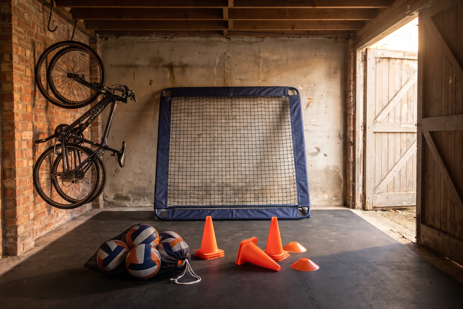 The garage