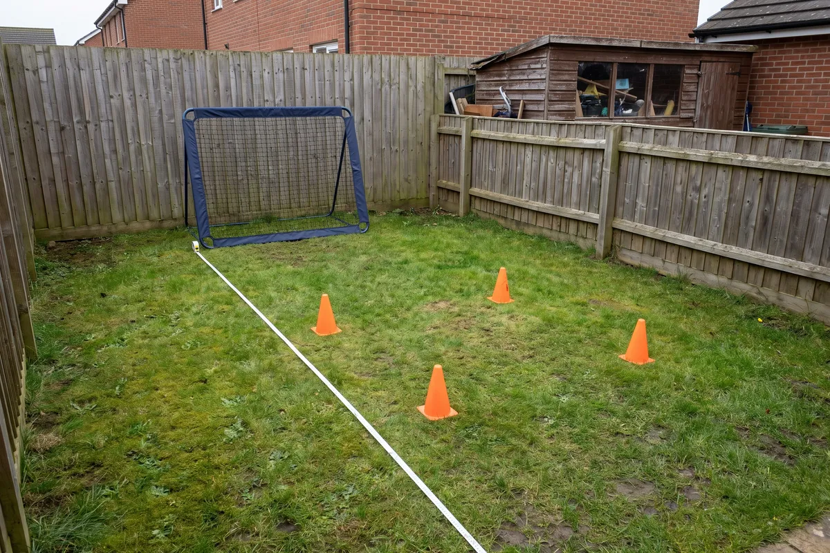 How much space a rebound net needs