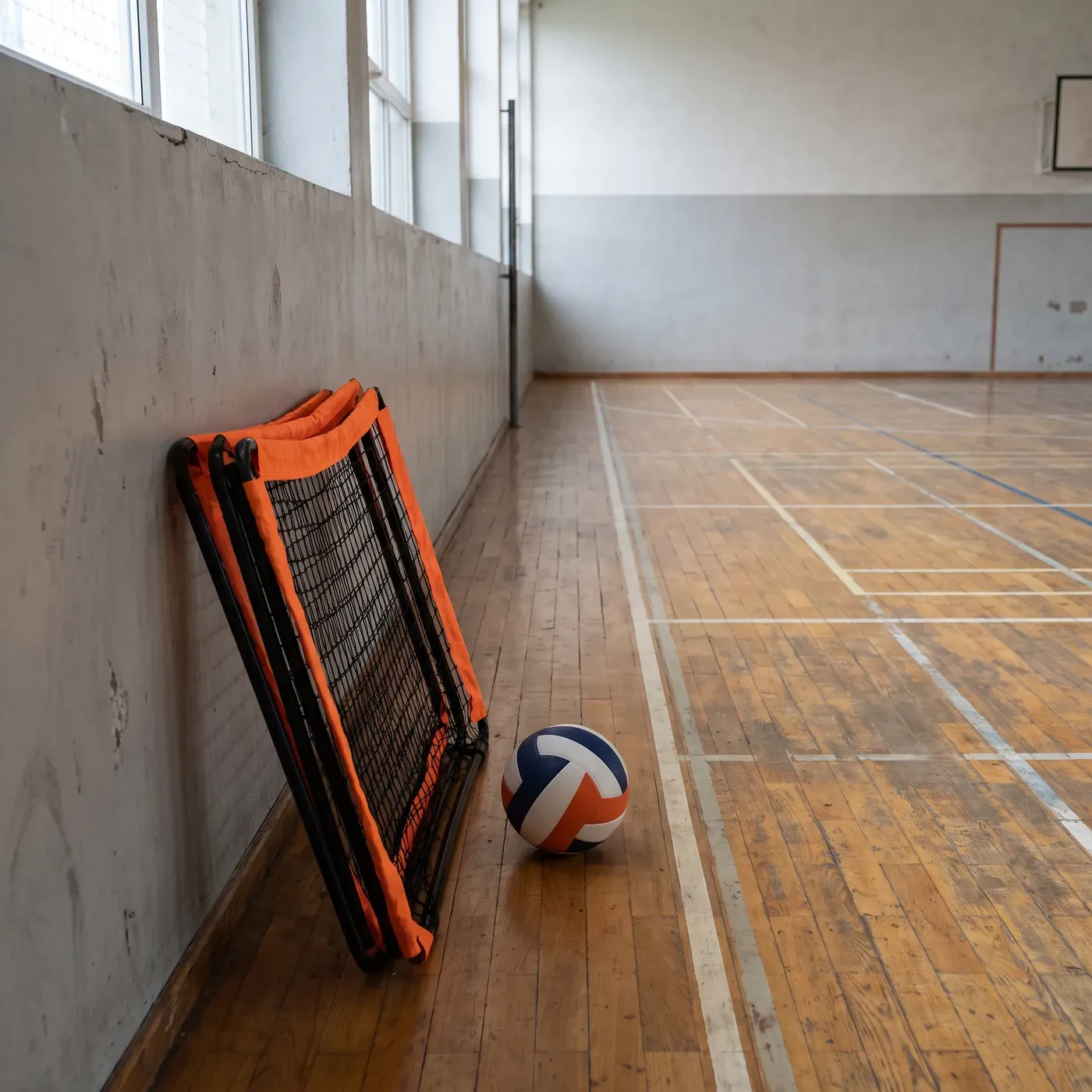 The Return Net in a sports hall